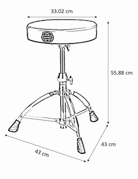 Banco para musico Mapex