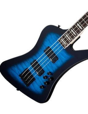 Bajo eléctrico Jackson JS Series Kelly Bird JS3Q Transparent Blue Burst