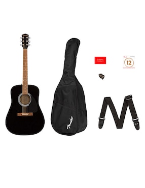 Guitarra Acústica Fender PACK FA-115 DRED BLACK