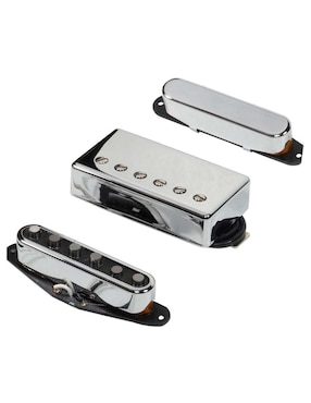 Pastilla para Guitarra Eléctrica Seymour Duncan Chrome CVR SET