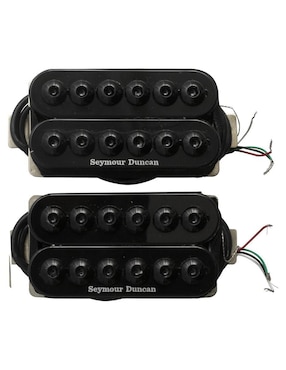 Pastilla Para Guitarra Eléctrica Seymour Duncan Invader Black