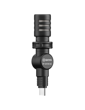Micrófono portátil alámbrico Boya by-m100uc