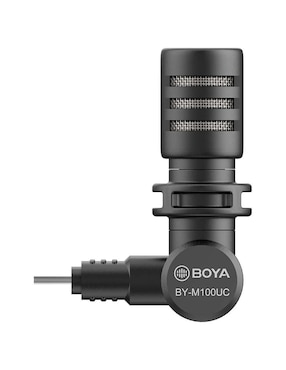 Micrófono portátil alámbrico Boya by-m100uc