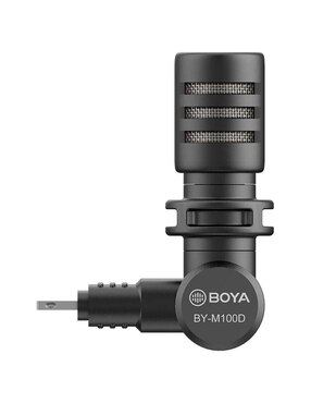 Micrófono portátil alámbrico Boya by-m100d
