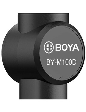 Micrófono portátil alámbrico Boya by-m100d