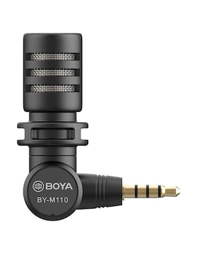 Micrófono portátil alámbrico Boya by-m110