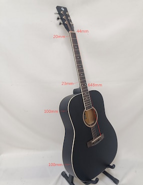 Guitarra acústica dreadnought Ground Music ag-3