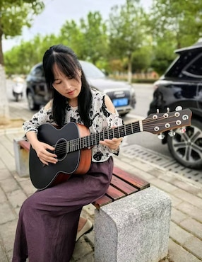 Guitarra acústica clásica Ground Music gs-36