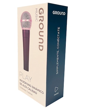 Micrófono básico alámbrico Ground Music dm58