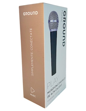 Micrófono básico alámbrico Ground Music dm58