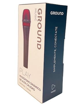 Micrófono semi profesional alámbrico Ground Music