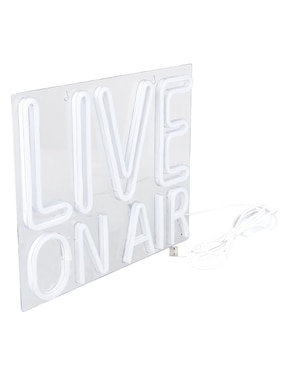 Lámpara neón LED Ground Music Live on Air