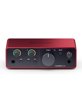 Interfaz De Audio Focusrite