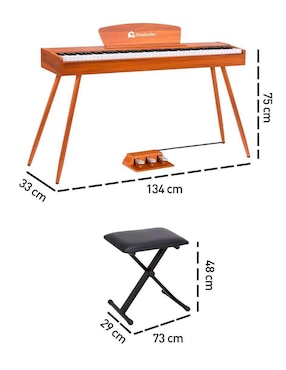 Piano Bluelander CBHH-0767 88 teclas