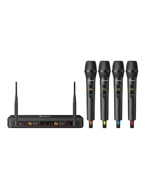 Micrófono semi profesional Inalámbrico Steren mic-8040