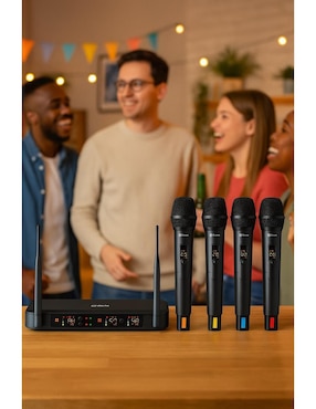 Micrófono semi profesional Inalámbrico Steren mic-8040
