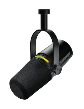 Micrófono portátil alámbrico Shure mv7+