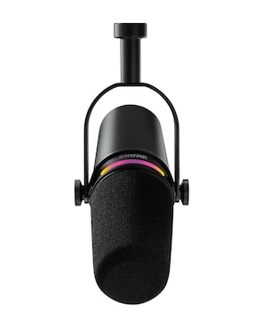 Micrófono portátil alámbrico Shure mv7+