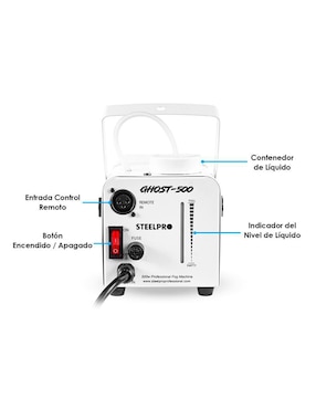 Máquina de humo Steelpro Ghost-500W