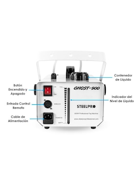 Máquina de humo Steelpro Ghost-900W