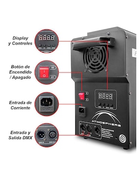 Máquina de humo Steelpro Atmosphere
