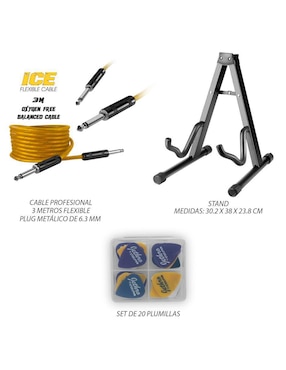 Kit guitarra eléctrica Steelpro 020-sk
