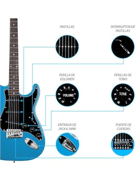 Guitarra eléctrica Steelpro 031-SK