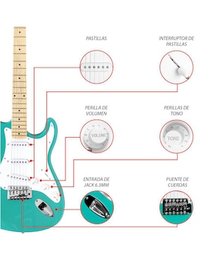 Guitarra eléctrica Steelpro 032-SK