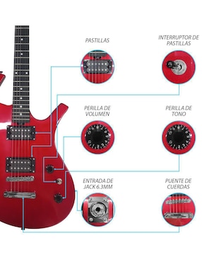 Guitarra eléctrica Steelpro 036-SK
