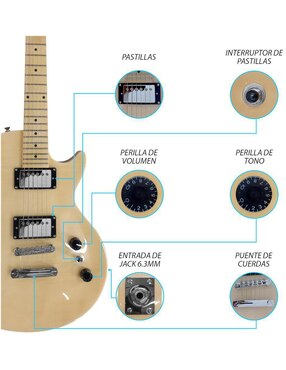 Guitarra eléctrica Steelpro 035-SK