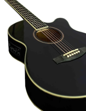 Guitarra electroacústica Bamboo GA-40-BK-Q-AR