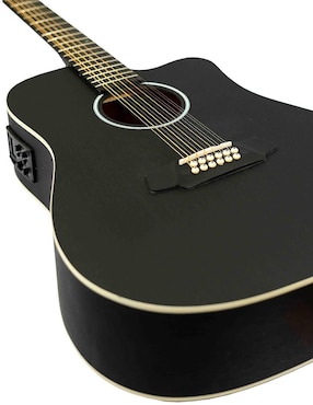 Guitarra electroacústica Bamboo GA-4012-MAHOGANY-BK-Q