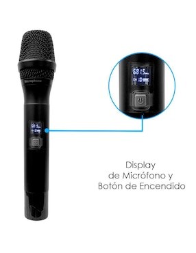 Micrófono profesional alámbrico Steelpro uhf-pro9.2goose