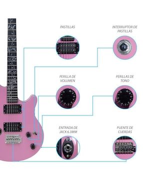Guitarra eléctrica Steelpro 073-SK