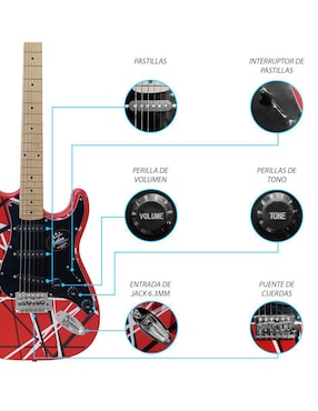 Guitarra eléctrica Steelpro 075-SK