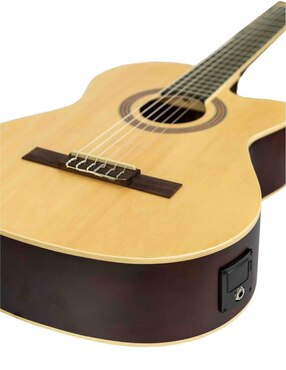 Guitarra acústica clásica Bamboo gc-39-nat-q-ar