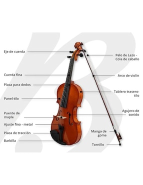 Violín acústico Bamboo