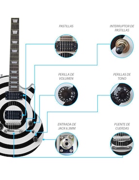 Guitarra eléctrica Steelpro 065-sk