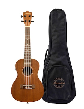 Ukelele concierto Bamboo u-23-sapele-q de sapele