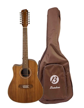 Guitarra electroacústica Bamboo GA-4012-KOA-Z-Q