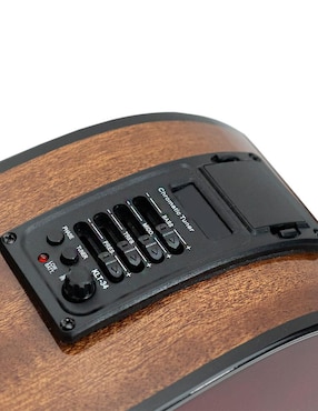 Guitarra electroacústica La Sevillana Dreadnought GA-321 Vino Tinto
