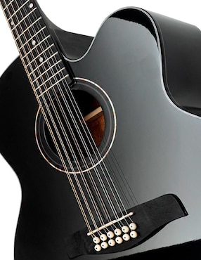 Guitarra electroacústica La Sevillana JU-1200 Azabache