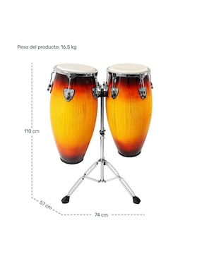 Congas Audiotek MKZ-CONGAS11CAFE