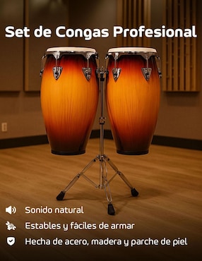 Congas Audiotek MKZ-CONGAS11CAFE