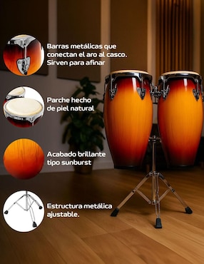 Congas Audiotek MKZ-CONGAS11CAFE