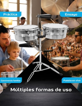Timbales Audiotek MKZ-TIMBAL14PLA