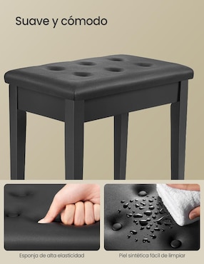 Banco para piano Songmics Home