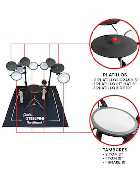 Kit de batería Steelpro Nitro 9.1