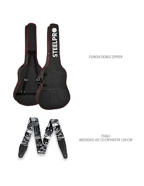 Kit guitarra eléctrica Steelpro 050-SK