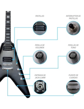 Set guitarra eléctrica steelpro 056-SK